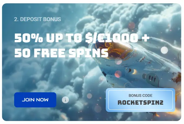 Rocket Spin Casino Australia bonus