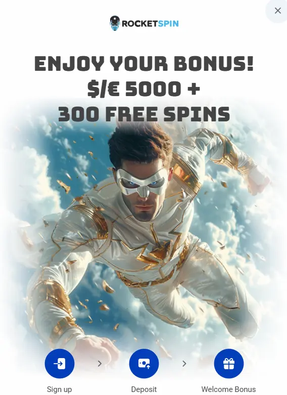 Rocket Spin Casino Australia bonus
